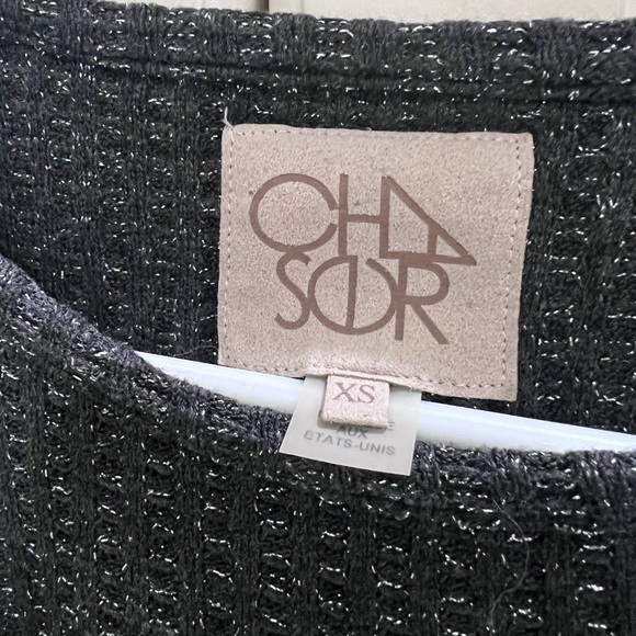 Chaser Sparkle Cold Shoulder Top- Junior XS - Picture 2 of 4